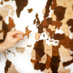 3D Houten wereldkaart - Multicolor - Afbeelding 6
