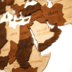 3D Houten wereldkaart - Multicolor - Afbeelding 8