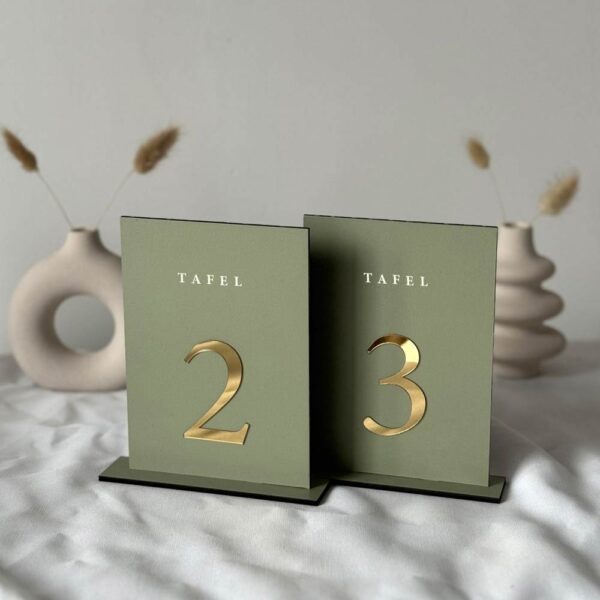 Tafelnummers Bruiloft Houten - Afbeelding 5