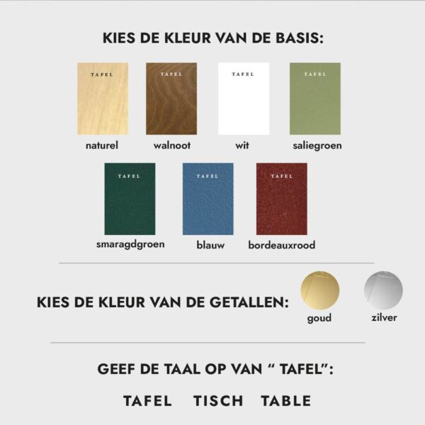 Tafelnummers Bruiloft Houten - Afbeelding 3